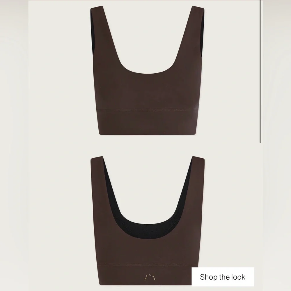 Varley FreeSoft™ Cori Bra in Coffee Bean, size M - Picture 2 of 5